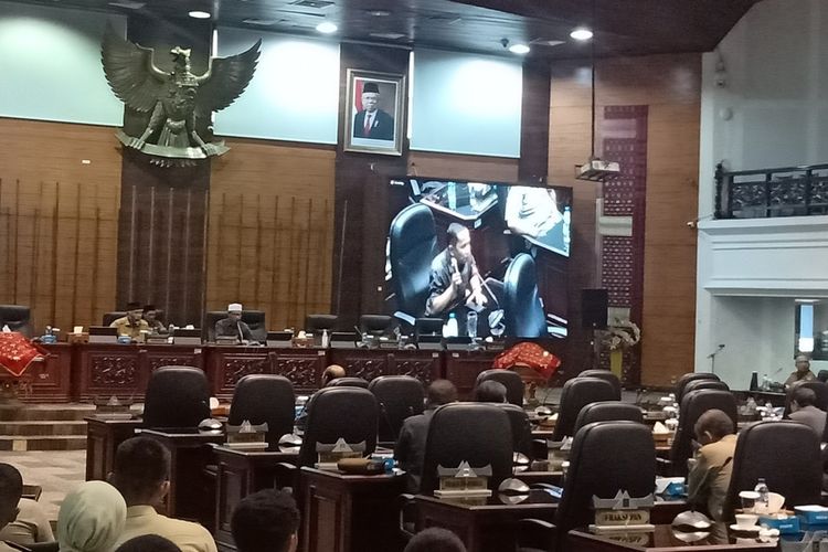 Suasana Rapat Sidang Paripurna DPRD Sumbar 