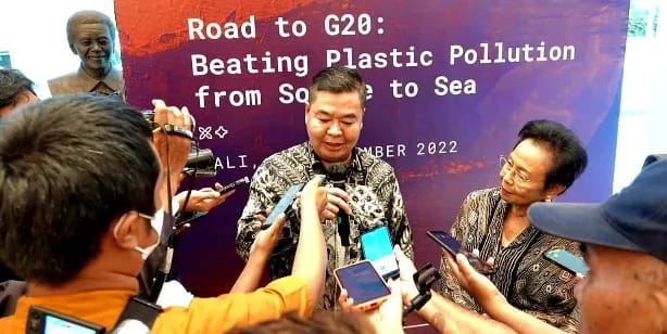 Teguh Setyabudi  pada kegiatan road to G20 