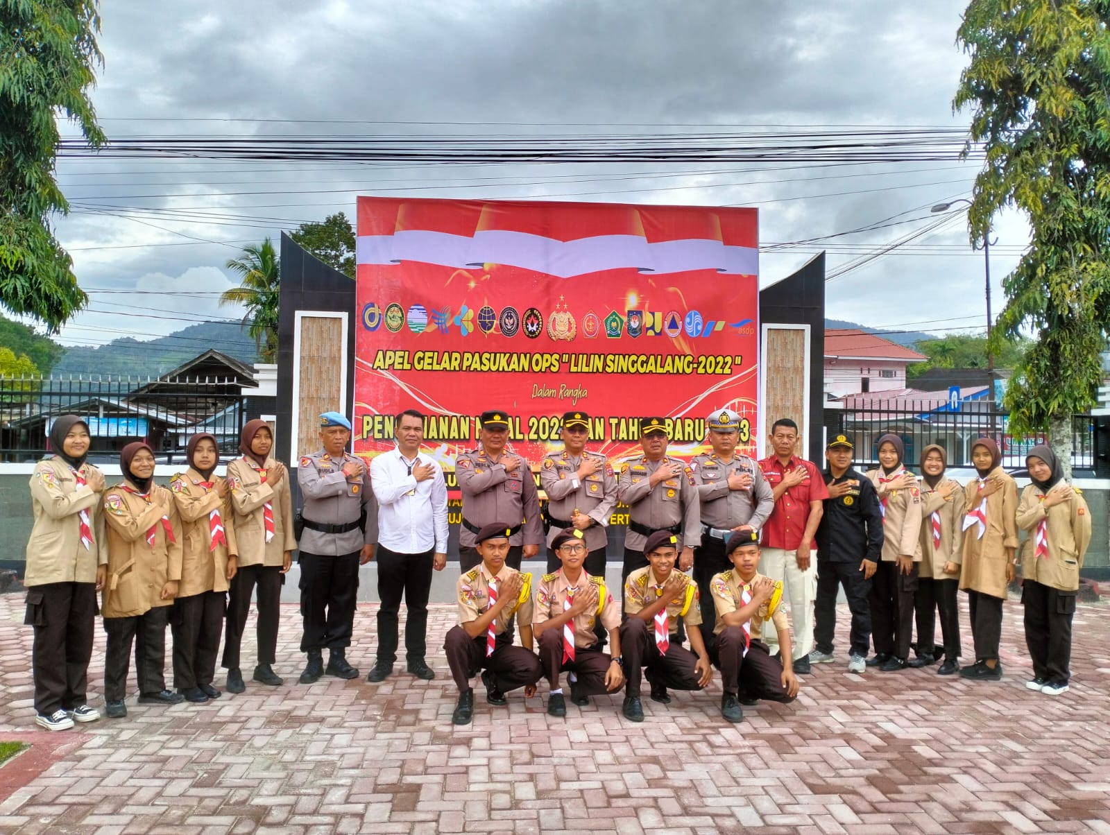 Polres Pasaman menggelar apel gabungan gelar pasukan operasi 