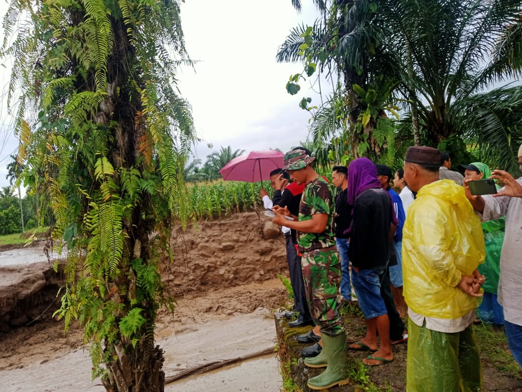 Akibat curah hujan yang tinggi yang tidak berhenti henti selama 2 jam telah mengakibatkan terjadinya galodo di Malampah barat pada pukul 14.00 wib siang tadi dengan menghanyutkan 4 buah rumah dan lahan pertanian serta perkerkebunan warga yang rusak sekitar 5 hektar. Rabu, ( 22/02/23 ).