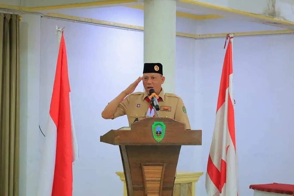 Wakil Bupati Pasaman Sabar AS, Buka Secara Resmi Orientasi Kamabigus dan Sosialisasi Pakaian Pramuka