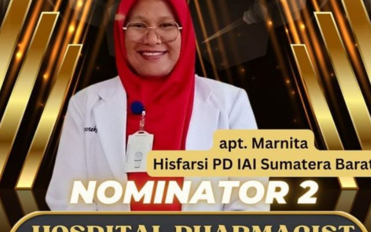 Karyawan RSUD Lubuk Sikaping Apt Marnita S Fram Tuai Prestasi Gemilang Nominator 2 (Dua) di Ajang Hospital Farmacy Of The Year tahun 2023