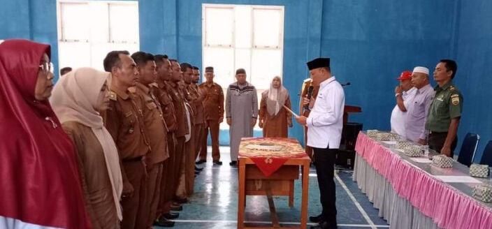 Wakil Bupati Pasaman Sabar AS Lantik Pengurus Palang Merah Indonesia (PMI) Kecamatan Rao