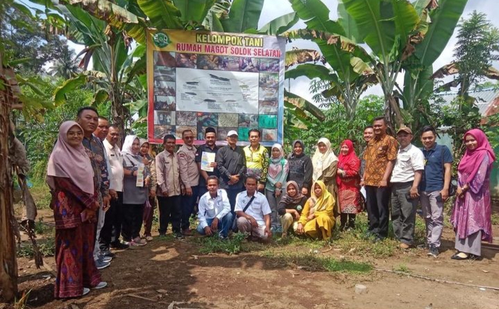 Kelompok Tani Rumah Maggot Solok Selatan Raih Prestasi di Lomba Budidaya Maggot Tingkat Provinsi/Doc.solokselatankab