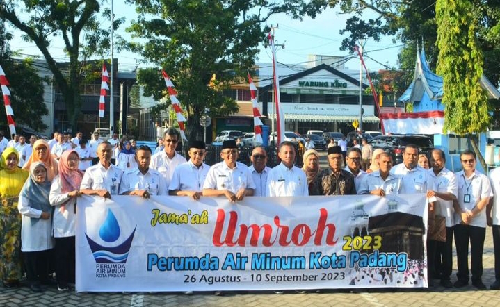 Karyawan Perumda Air Minum Kota Padang Akan Menunaikan Ibadah Umroh Sebagai Penghargaan Jasa/Doc. Humas kota padang