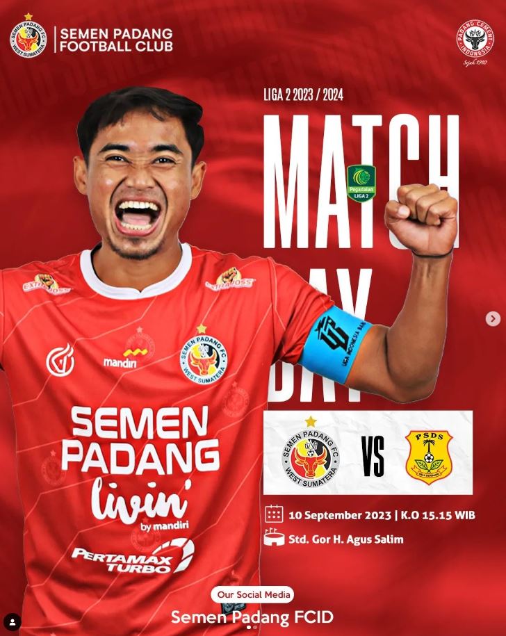 Laga Pembuka Liga 2 2023/2024: Semen Padang FC vs PSDS Deli Serdang/Doc.Semenpadangfc