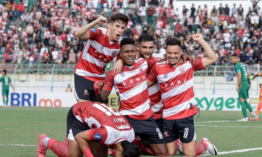 Madura United Menang Telak 3-0 atas Persebaya Surabaya dalam Laga Derbi Suramadu/Doc.Madura United