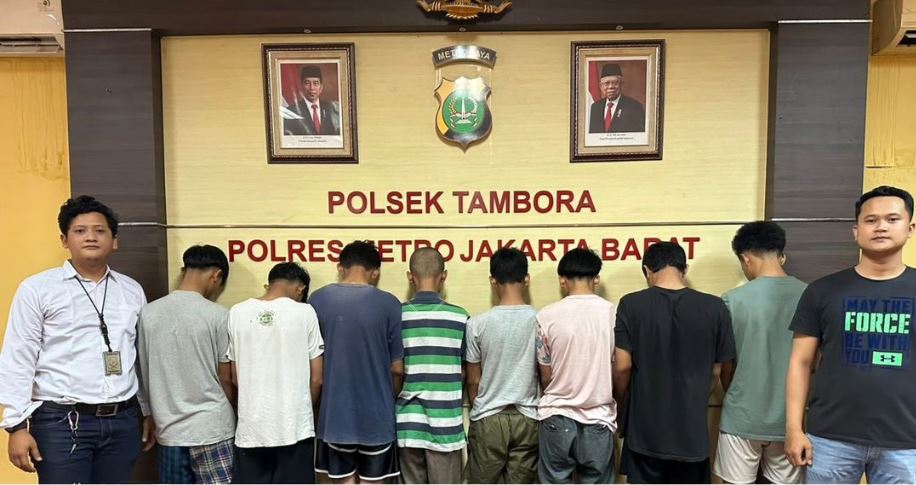 Kasus Pembegalan oleh Gerombolan Pelajar di Tambora, Jakarta Barat, Berujung pada Penangkapan 11 Pelajar/Doc.polsek tambora