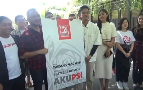 Kaesang Pangarep Putra Jokowi Resmi Bergabung dengan PSI/Doc.istimewa