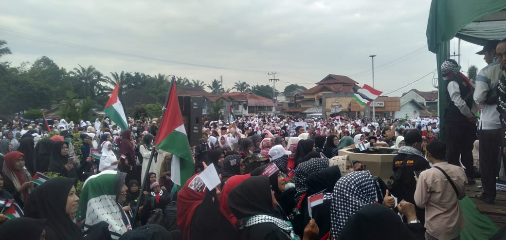 Ribuan masyarakat Pasaman lakukan aksi dukung Palestina